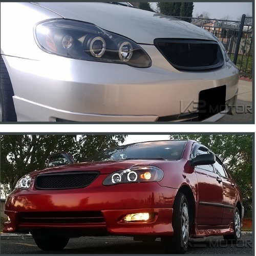 Faros Ojos De Angel Toyota Corolla 03-08 Oferta Unica!!!!!