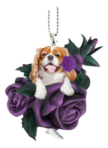 Colgante De Coche Para Perros De La Serie Z Rose, Decoración