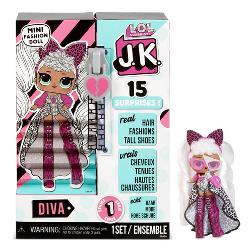 Mini Muñeca Jk Diva Con 15 Sorpresas, L.o.l. Surprise!