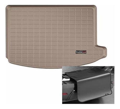 Tapetes - Weathertech Cargo Trunk Liner Con Protector De Par