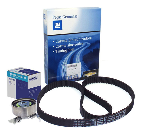 Kit Correia Dentada E Tensor 2.2 8v Gasolin S10 1995 A 2000