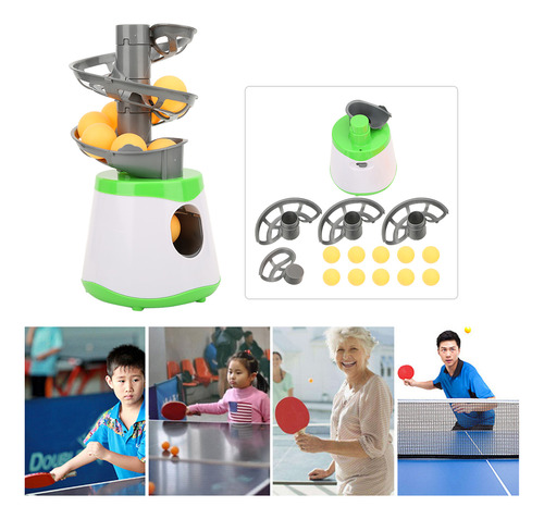 Entrenador De Tenis De Mesa Portátil Abs Pelota De Ping Pong