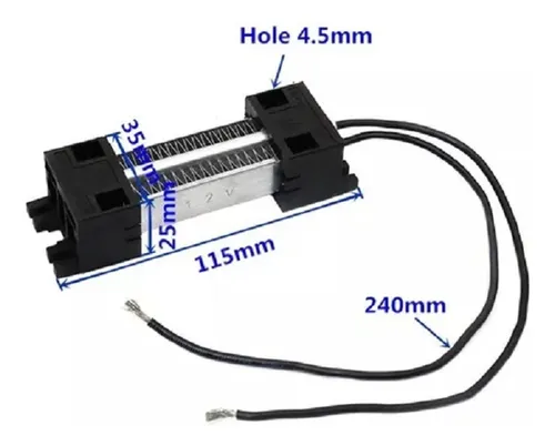 Resistencia Elemento Calefactor Ptc 12v 100w Incubadora