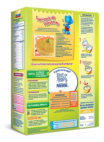 Nestum Cereal Infantil 5 Cereales Caja Con Bolsa Con 350 G