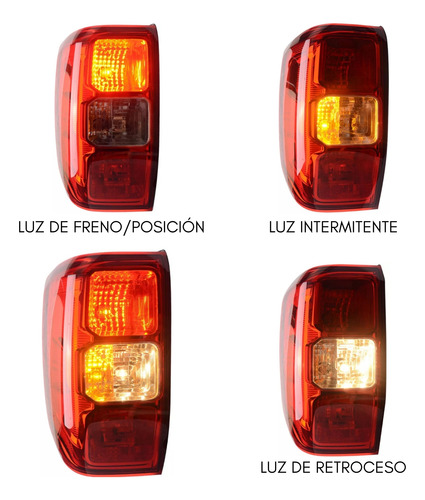 Farol Trasero Izquierdo Para Ford Ranger Xl Xlt Xls 2024