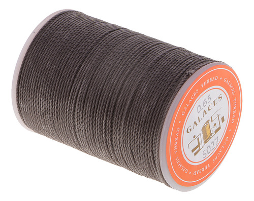 85 Metros De Material Cuero De Coser Encerado De Gris Oscuro