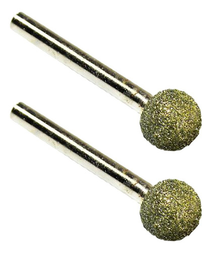 2 Piezas De Cabeza De Molienda De Diamante, Punta 10 Mm 6 Mm