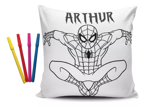 Kit 100 Desenhos Para Pintar E Colorir Homem Aranha Spiderman - Folha A4 !  2 Por Folha! - #0260