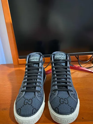 Tenis gucci negro 2025 hombre