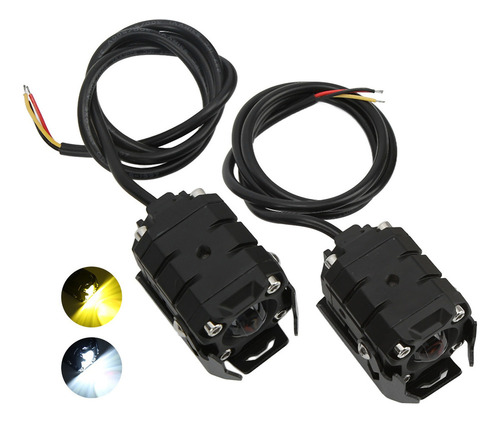 Focos Led Focos 60 W Luz Blanca Amarilla Ip67 2 Unidades
