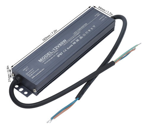 Controlador Led De Fuente De Alimentación Ip67 Del Convertid