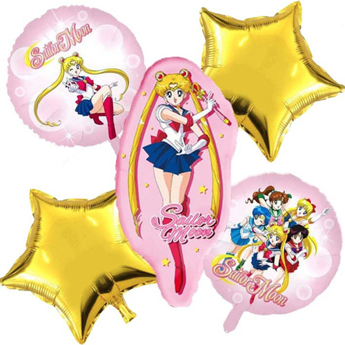 Lindo Set De Globos Para Decoracion Sailor Moon Fiesta Paste