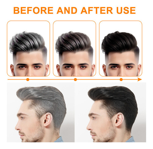 M Shampoo E Sabonete 4 Peças Para Cobrir Cabelos Brancos,
