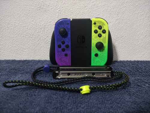 Joycons Edicion Splatoon Nintendo Switch Excelente Estado Violeta (Usado)