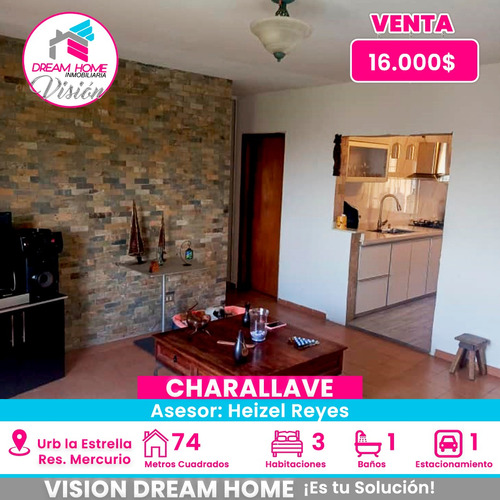 En Venta Apartamento En La Urbanizacion La Estrella Residencia Mercurio Charallave