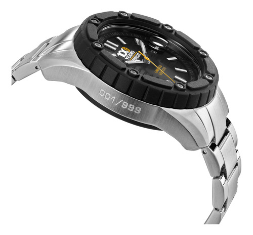 Reloj Caterpillar Hombre Shockmaster 100 Años Sts714811121 Silver Negro Negro
