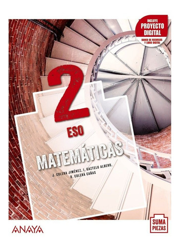 Libro Eso 2 Matematicas (and). + Dual Focus. 2021 - Aa.vv