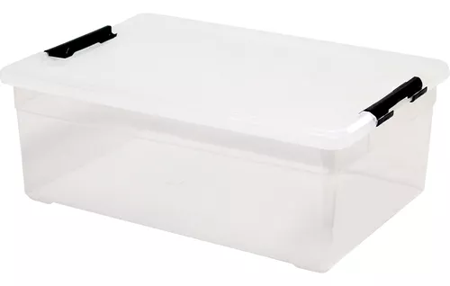 Caja de Plástico con Tapa Kis 29 litros 47 x 31 x 27 cm