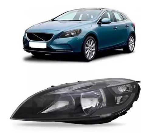 Farol Dianteiro Volvo V40 2013 2014 2015 2016 Elétrico