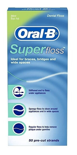 Oral B Superffloss 50pre-cuts Strands
