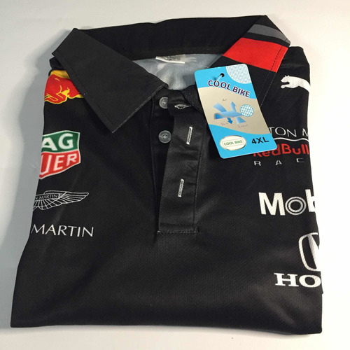 Camisa Tipo Polo Estilo Fórmula 1 Grande 4xl - G4