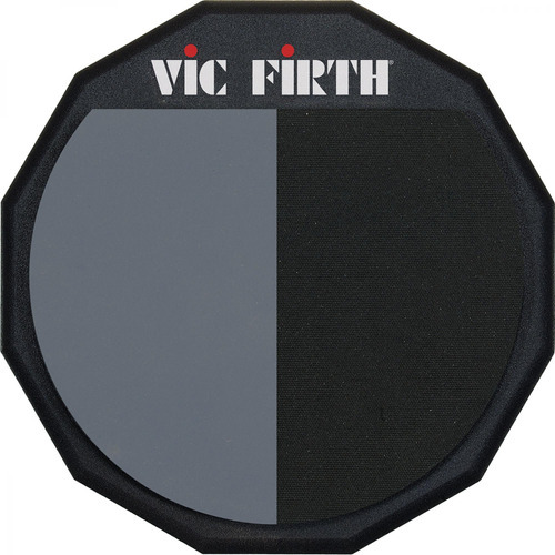 Vic Firth Pad12h Practicador Batería 12 Pulgadas Color Negro
