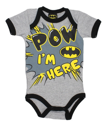 Imagen 4 de 7 de Ropa Bebe Pañaleros Jack Disney Batman Superman Set 3 Piezas