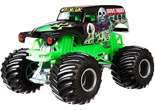 Hot Wheels Monster Jam Grave Digger Diecast Vehicle 124 Esca