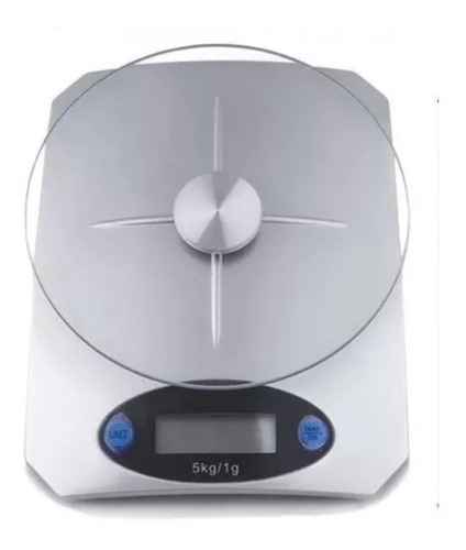 Balanza Digital 5kg De Cocina Incluye Batería Base De Vidrio