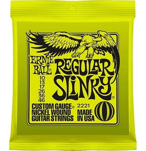 Encordado Guitarra Electrica Ernie Ball Slinky 2221