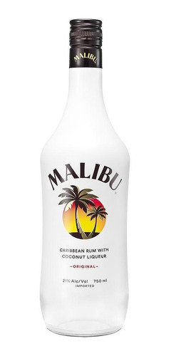 Imagen 1 de 1 de Ron Malibu Con Sabor A Coco Usa 750ml Local