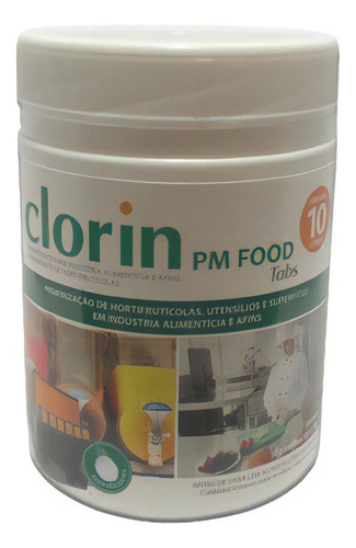 Clorin Pm Food Desinfetante De Alimentos E Utensílios 10l