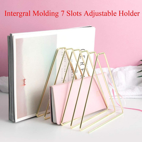 Suporte Para Livro Triangular Ajustável Com 7 Slots