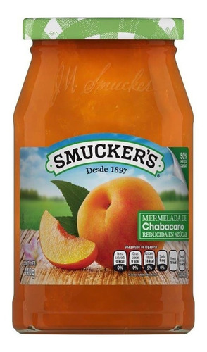 Mermelada Smuckers Chabacano Baja En Azúcar 440g