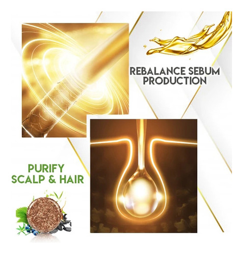Barra De Shampoo Para Escurecimento Natural Do Cabelo