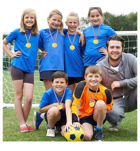 Imagen 6 de 10 de Medallas Doradas Ganador Evento Deportivo Niños 5unid Jg8z
