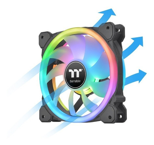 Kit De 3 Ventiladores Thermaltake Swafan 12 Rgb