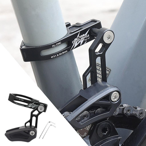 Guia De Corrente Para Bicicleta De Montanha, Preto Universal