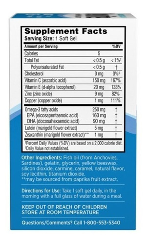 Ocuvite Adult 50+ Vitamin & Mineral Supplement