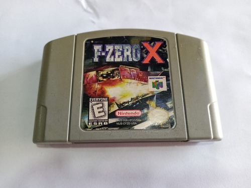 F-zero X Original Portada Impresa Para Nintendo 64,