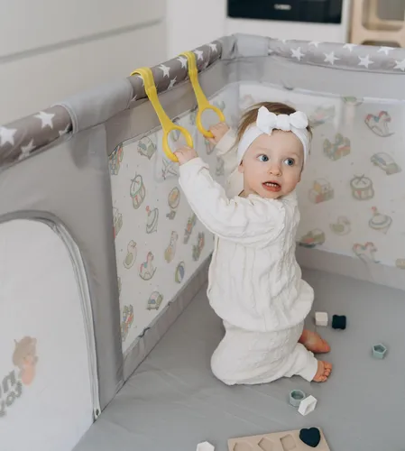 Playpen Nutty Toys Premium Para Bebés Y Niños Pequeños, Segu