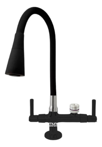 Torneira Maq Lavar Louça Filtro 3/4 2143 C80 Corpo Preto Tpm Acabamento Fosco