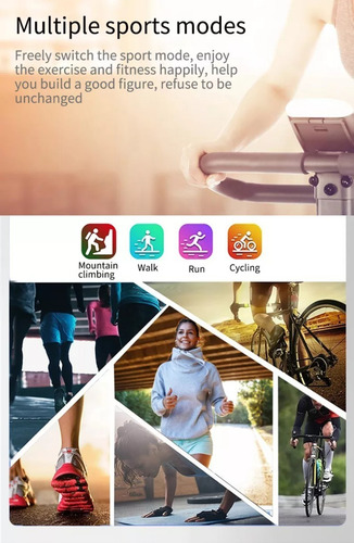 Imagen 8 de 10 de Reloj Inteligente Smartwatch Hombre Mujer
