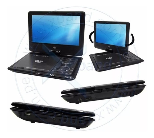 Imagen 2 de 4 de Reproductor De Dvd Portátil Intense Devices Id-lp960, 9