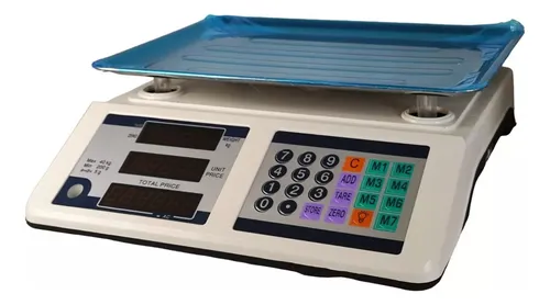 Bascula Gramera Liquidadora Electrónica Lcd Bandeja Max 40kg