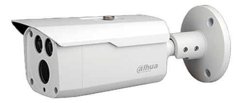 Dahua Cámara Bullet Hdcvi HFW1200D-036 Resolución 2MP Lente 3.6 mm 87.5 Grados de Apertura IR Inteligente 80 Mts Metálica Múltiples Formatos de Video Protección IP67 Blanca