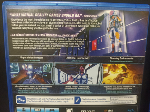 Playstation Vr Duo Pack Ps4 Batman Arkham + Loading Human (Reacondicionado)