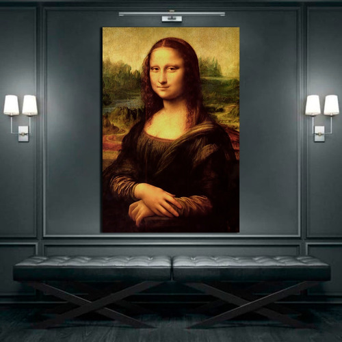 Cuadro Decorativo Arte La Gioconda Mona Lisa