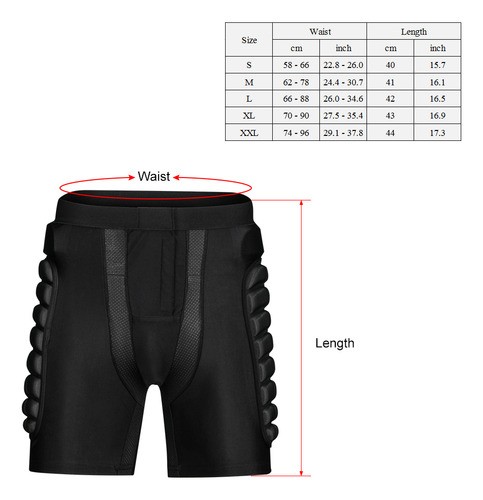 Pantalones Cortos Hip Conservation Armor Con Protección De G