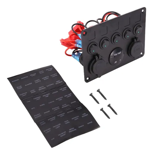 comprar Caja De Fusibles En Línea De 5 Elementos, 12 V\u002F24 V, Panel D